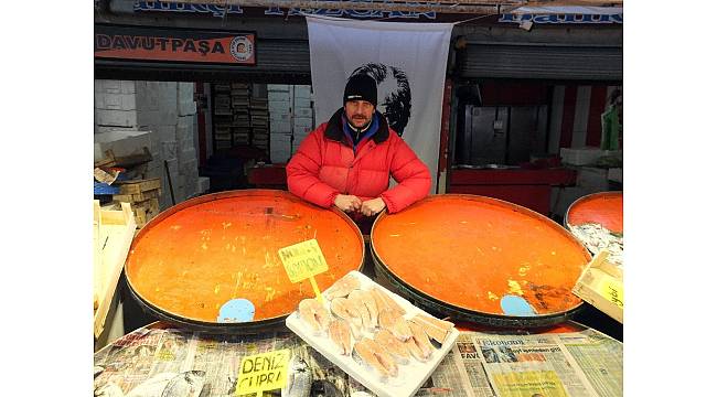 Balık tezgahları boş kaldı