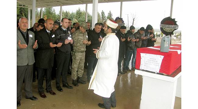 Bodrum&#39;da hayatını kaybeden polis Araban&#39;da defnedildi