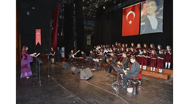 Büyükşehir Çocuk Korosu tüm yeteneklerini sergiledi