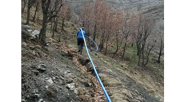 Fakiye Teyran&#39;ın mahallesine yıllar sonra içme suyu