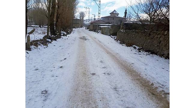 Iğdır&#39;ın yüksek kesimlerine kar yağdı