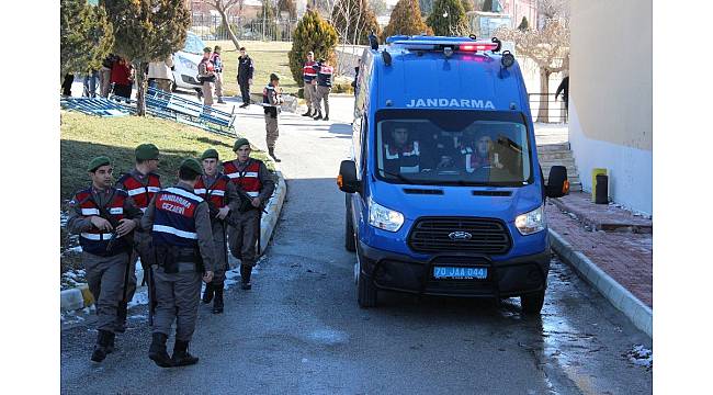 Komşusunu öldüren zanlı adliyeye sevk edildi