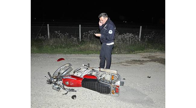 Manavgat&#39;ta motosiklet kazası: 1 yaralı