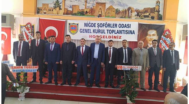 Niğde Şoförler Odasının Yeni Başkanı Kızıltan oldu