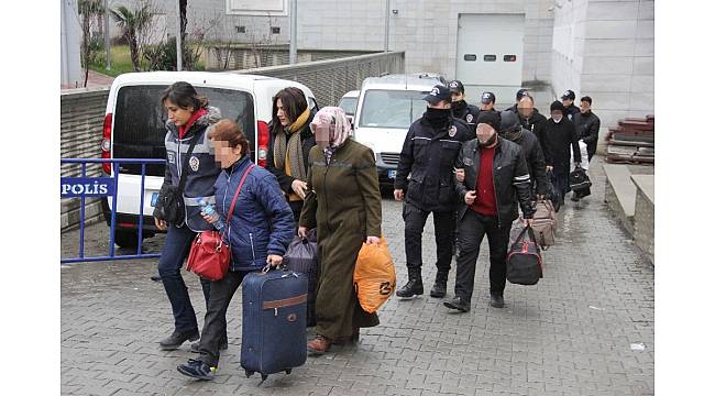 Samsun&#39;da FETÖ&#39;den 20 kişi adliyeye sevk edildi