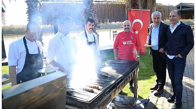 Trabzonspor&#39;da barbekü partisi