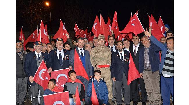 Türkoğlu ilçesinde Afrin Harekatına destek yürüyüşü