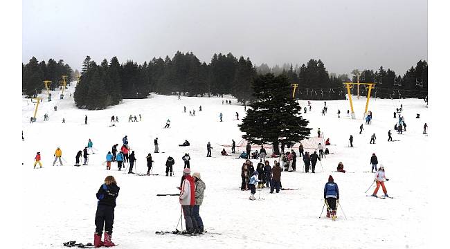 Uludağ&#39;da kar kalınlığı 87 santimetre