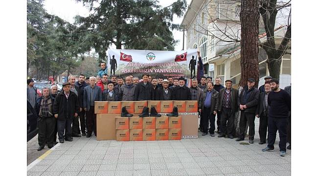 &#39;Zeytin Dalı Harekatı&#39;na katılan Mehmetçiğe, 40 adet bot gönderildi