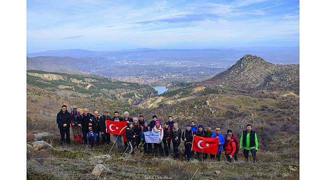 AFDOS sporcuları Erkmen sırtlarında yürüdü