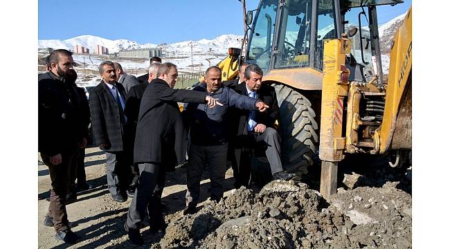 Başkan Epcim, içme suyu şebekelerini denetledi