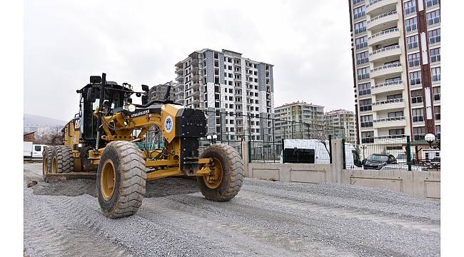 Battalgazi Belediyesi&#39;nin yol yapım çalışmaları