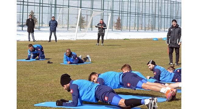 BB. Erzurumspor&#39;da Samsunspor maçı hazırlıkları