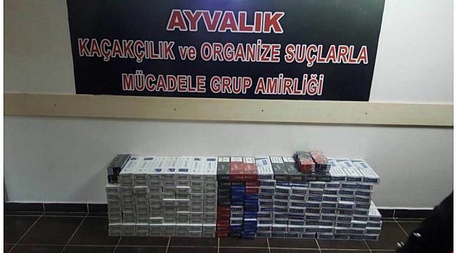 Bin 970 paket kaçak sigara ele geçirildi