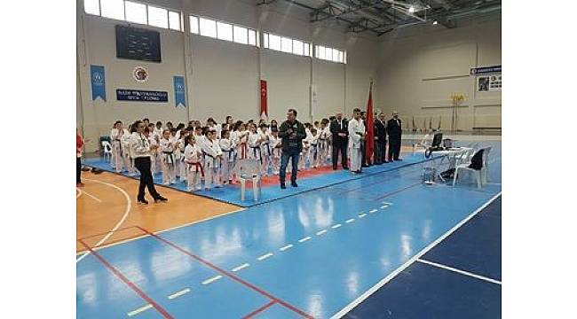 Çanakkale&#39;de okullar arası Karate İl Şampiyonası ve Anadolu Yıldızları Ligi seçmeleri