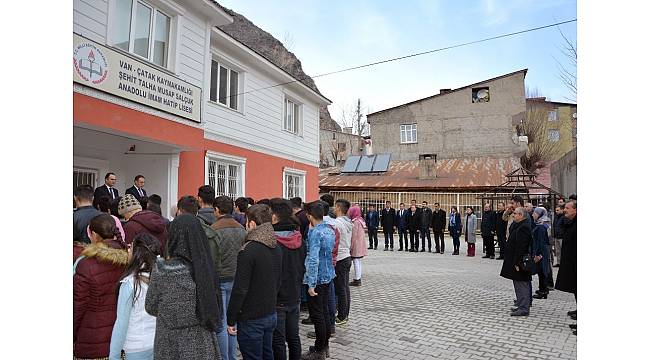 Çatak&#39;ta &#39;Okul Güvenliği&#39; toplantısı