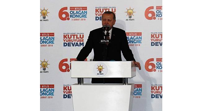 Cumhurbaşkanı Erdoğan Bitlis&#39;te