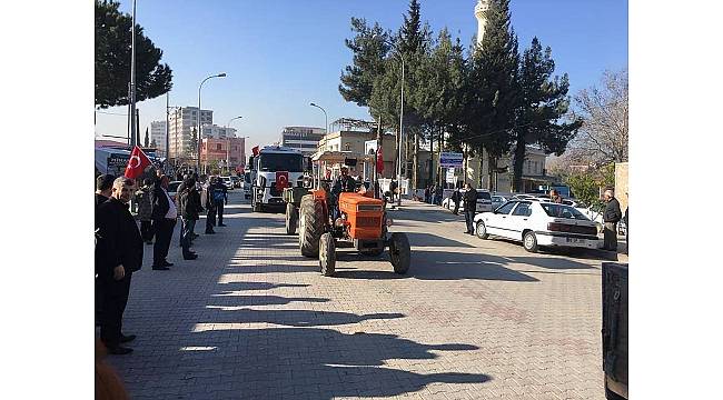 Düziçi&#39;de Zeytin Dalı Harekatı&#39;na destek konvoyu