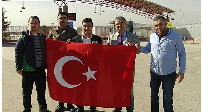 Güneydoğu gazileri Mehmetçiğe destek için Kilis&#39;te