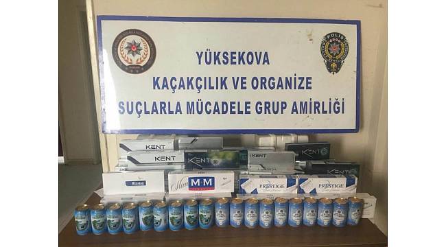 Hakkari&#39;de kaçakçılık operasyonu