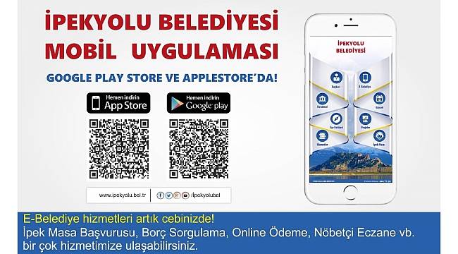 İpekyolu Belediyesi artık mobil uygulamalarda