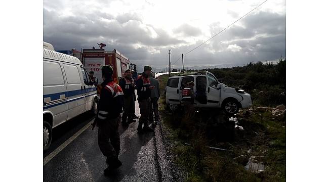 Kontrolden çıkıp beton direğe çarpan sürücü hayatını kaybetti