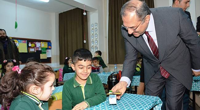 Malatya'daki okullarda süt dağıtımı başladı