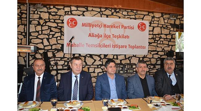 MHP&#39;den mahalle temsilcileri ile istişare toplantısı