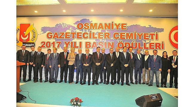 Osmaniye Gazeteciler Cemiyeti Basın Ödülleri sahiplerini buldu