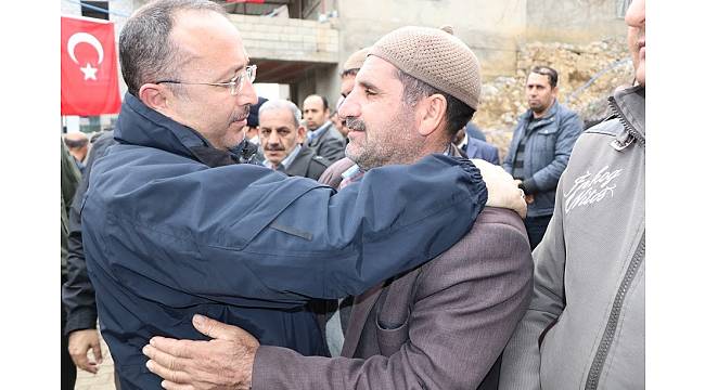 Şehit Hayrettin Dindar&#39;ın ailesine taziye ziyareti