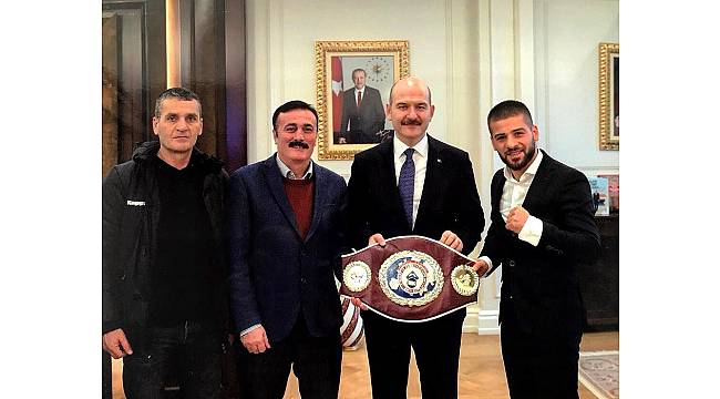 Süleyman Soylu&#39;dan boks sporuna destek