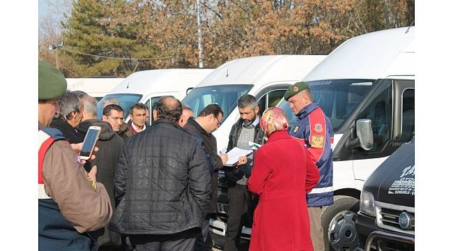 Sungurlu&#39;da öğrenci servisleri denetlendi