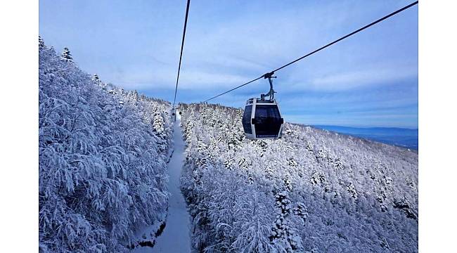 Teleferiğe şiddetli rüzgar engeli devam ediyor