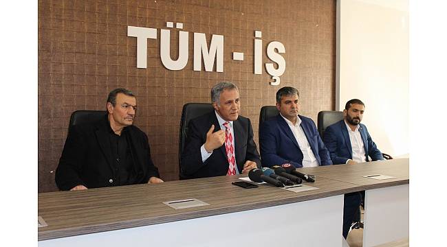 Tüm-İş Konfederasyonu Genel Başkanı Mahmut Şahin: