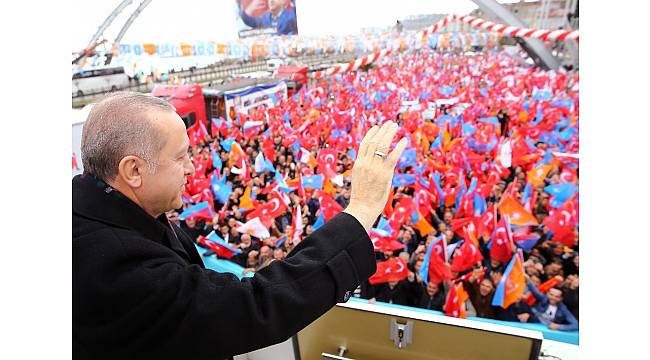 Cumhurbaşkanı Erdoğan Giresun&#39;da