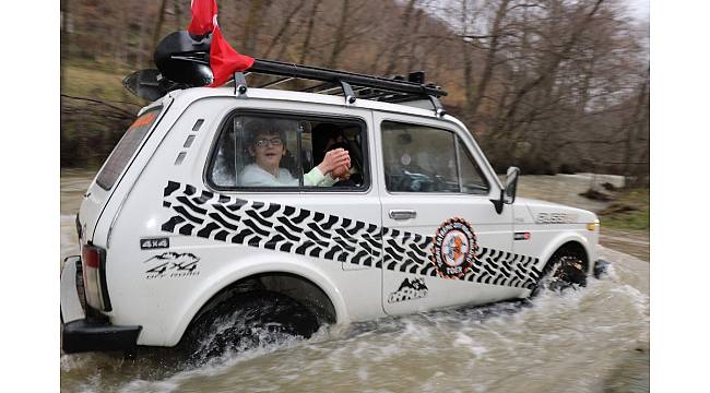 Down Sendromlu çocuklar Off Road heyecanı yaşadı