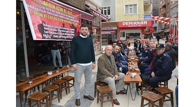 Fatsalı çaycı bir günlük hasılatını Afrin&#39;e bağışladı