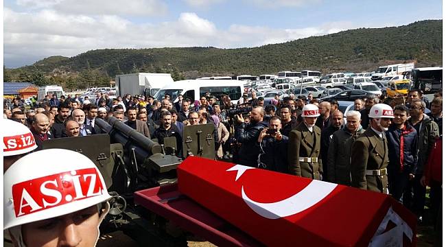 Isparta şehidini uğurladı