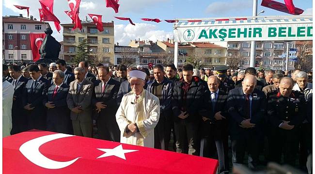 Konyalı şehit son yolculuğuna uğurlandı