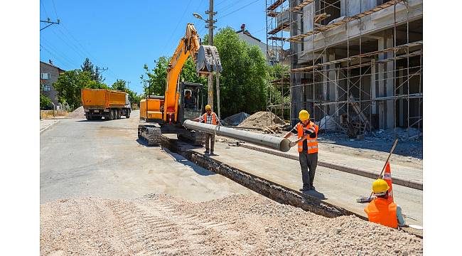 MASKİ Eski Malatya&#39;daki hat çalışmasını tamamladı