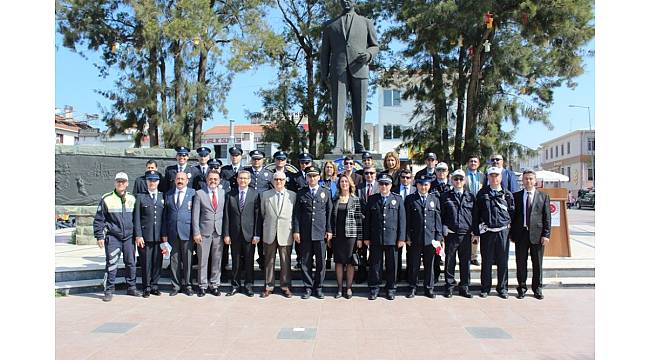 Ayvalık&#39;ta polisin 173. Kuruluş yıldönümü coşkusu