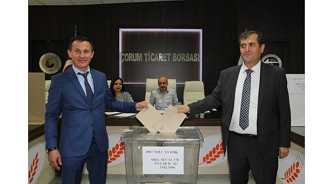 Çorum Ticaret Borsası seçimleri yapıldı