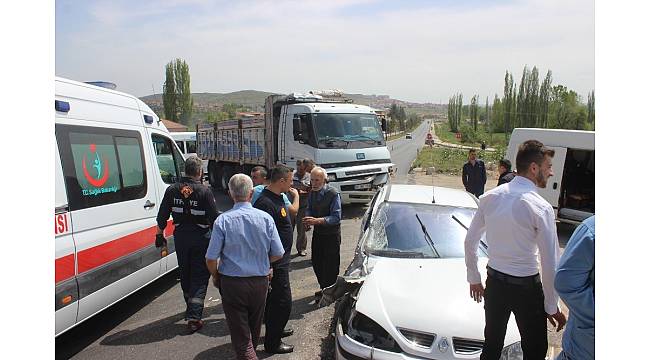 Tavşanlı&#39;da trafik kazası: 1 yaralı