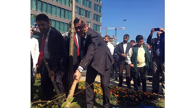 Üsküdar Çavuşbaşı Meydanı mor salkımlarla açıldı