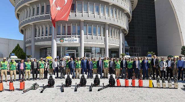 2018 yılı ilaçlama sezonu törenle başladı