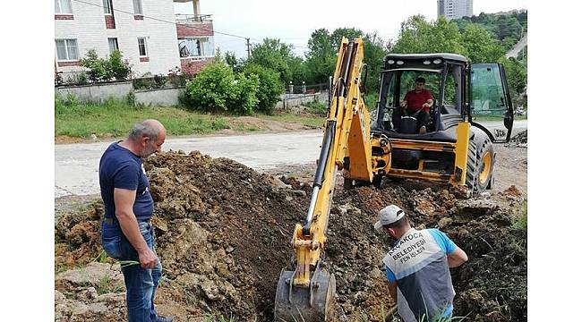 Akçakoca&#39;da alt yapı çalışmaları sürüyor