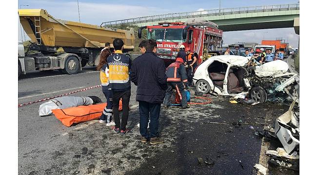 Arnavutköy Habibler yolunda feci kaza: 3 ölü