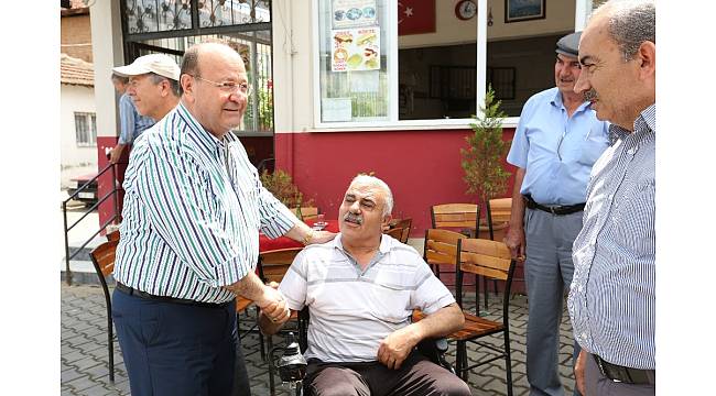 Başkan Özakcan&#39;dan Kadıköy ve Işıklı çıkartması