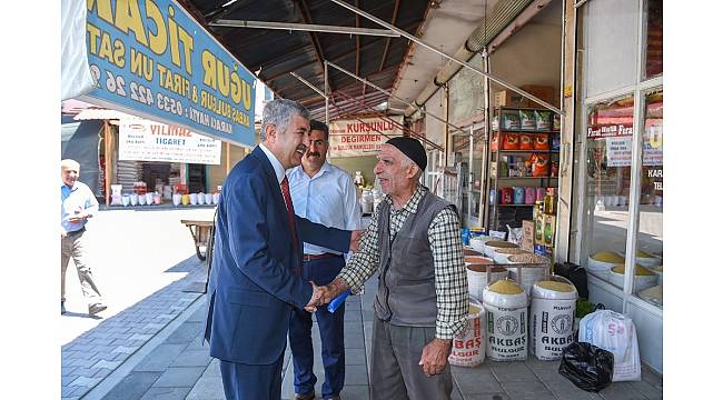 Başkan Polat minibüs esnafı ile bir araya geldi