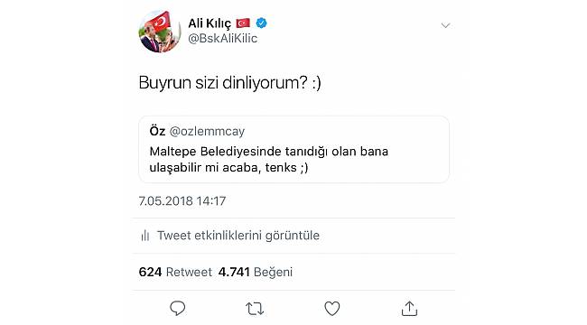 Başkan Twitter&#39;dan hızır gibi yetişti